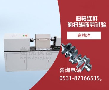 曲軸連桿的扭轉疲勞試驗